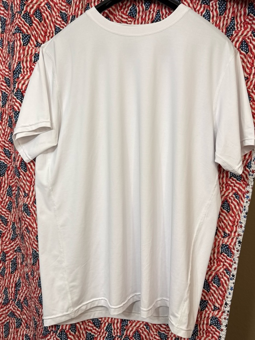 Prana Men's White Short-Sleeve Crew Tee